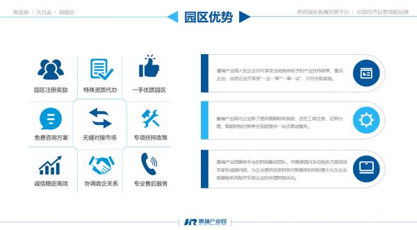 园区优势及入园流程